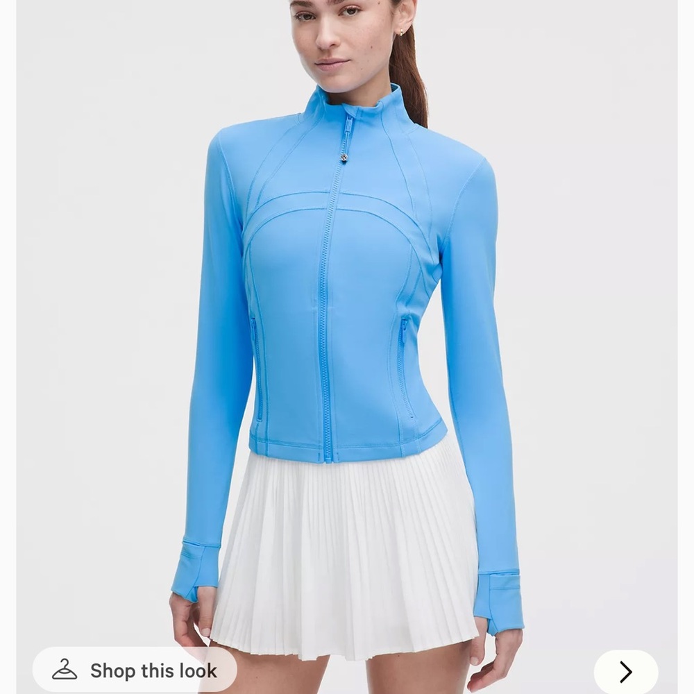 Lululemon Define Cropped jacket nulu ocean wave
